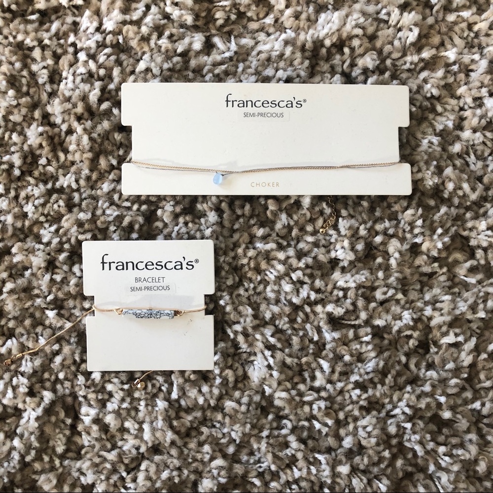 Brand new! Francesca’s necklace and bracelet!